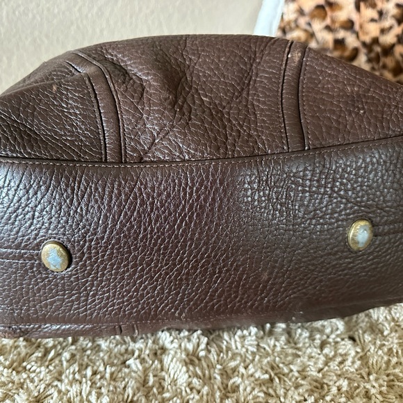 Kenneth Cole Brown Leather Shoulder Bag - Picture 3 of 3